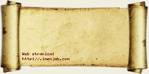 Jagoda Rakovac vizit kartica